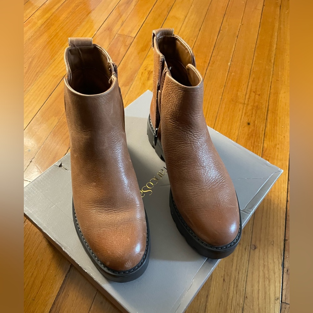 Franco Sarto Brown Chelsea Boots